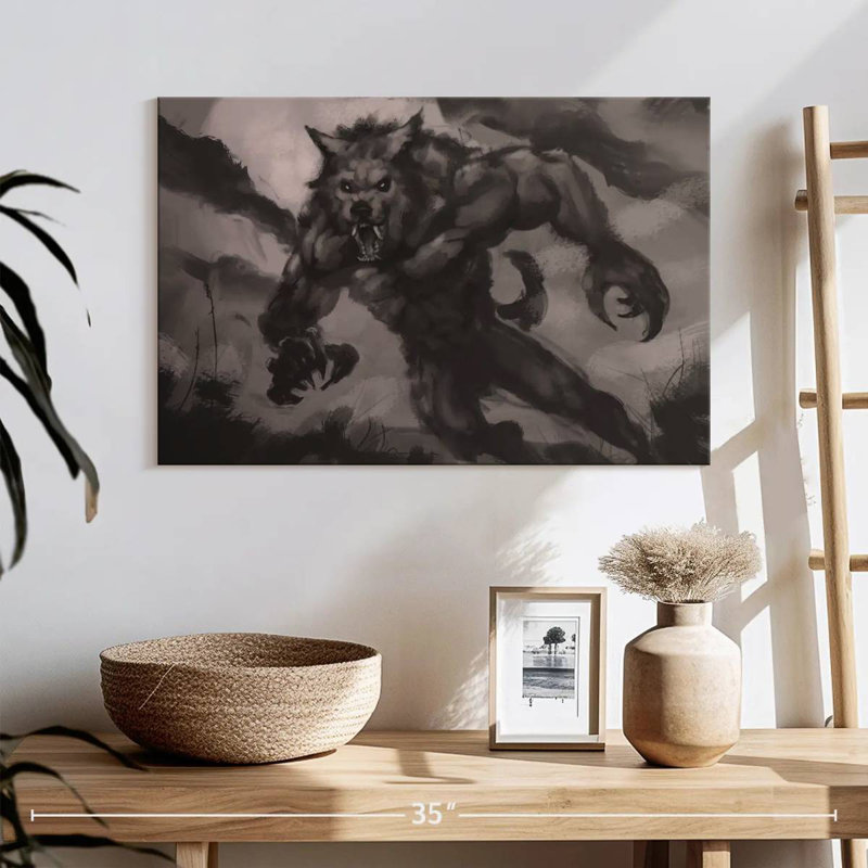 Kelan Werewolf, 16" H x 24" W