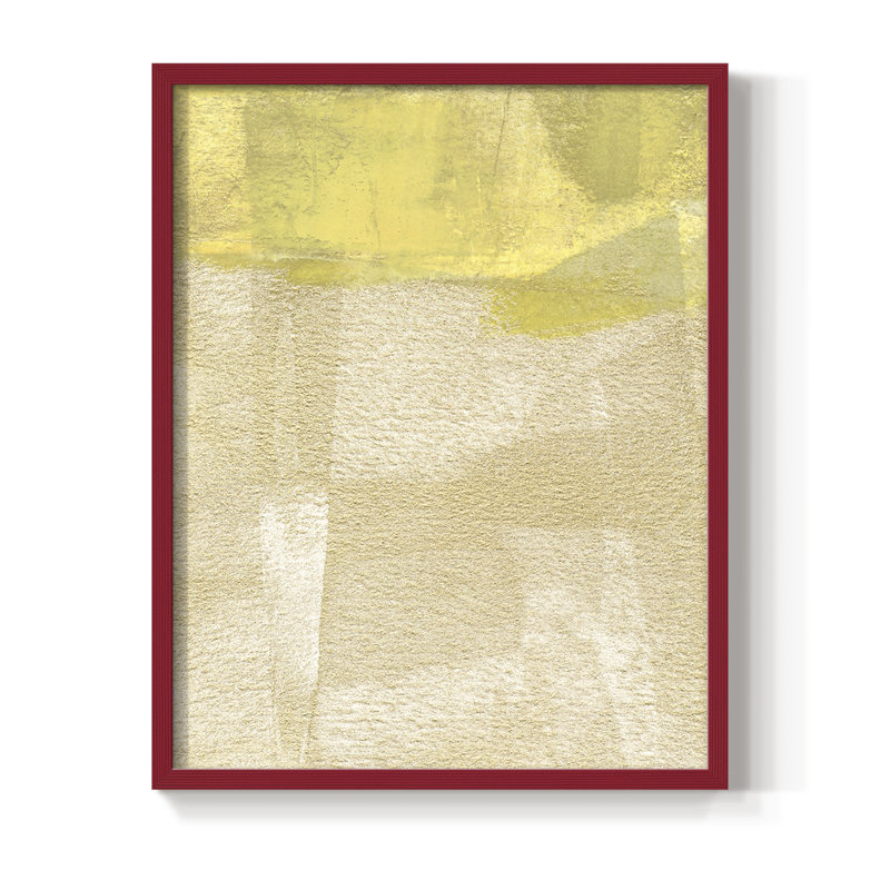 Vovere I Framed Print - Solid Wood, Red Single Picture Framed, 10" H x 8" W