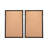 S/2 Leaf Shadow Box Wall Décor