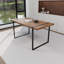 Ensemble de table de salle à manger en MDF et chaise de salle à manger 4 pièces, ensemble de table de salle à manger en bois de style médiéval-952526769-952526768-952526771