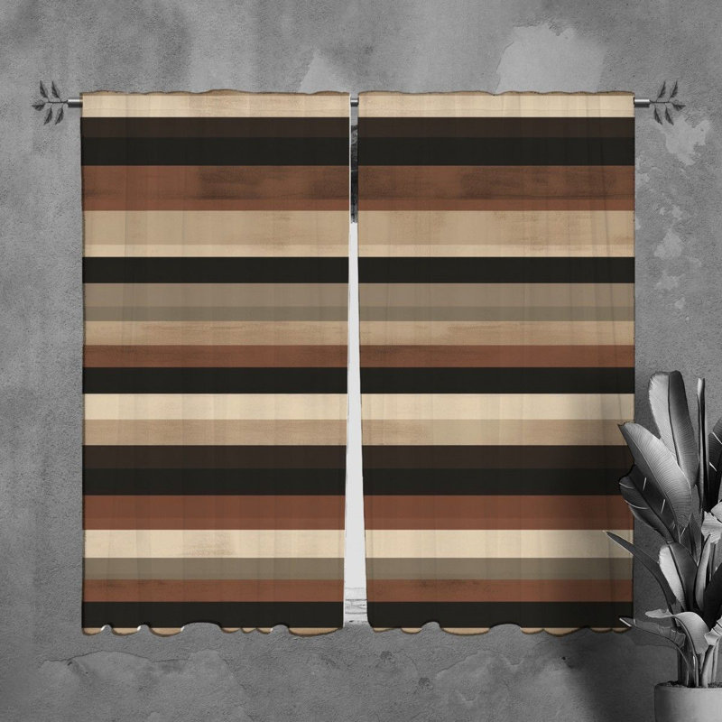 Korrion Room Darkening Curtain Pair, 20" W x 61" L