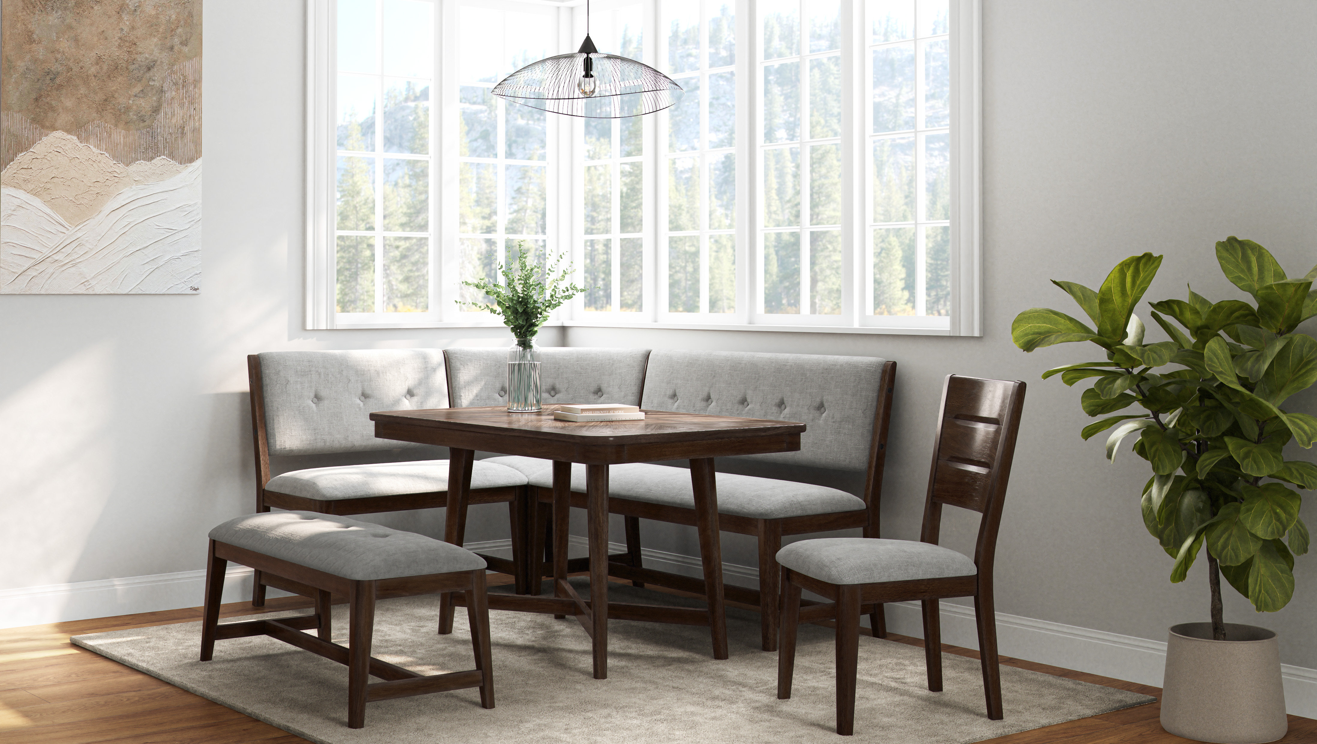 Wade Logan Giddeon 5 PC Casual Dining Collection Reviews Wayfair