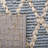 Alegria Natural Fiber Hand Loomed Jute/Cotton Geometric Rug in Light Blue/Brown-1505145764