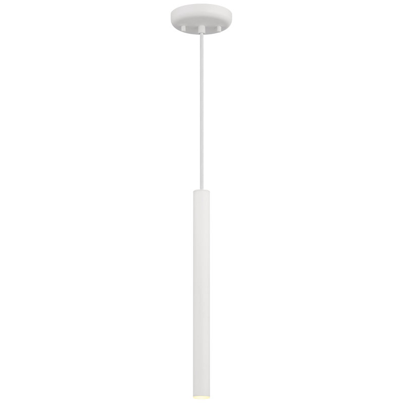 Galanti 1 - Light LED Single Pendant, Matte White
