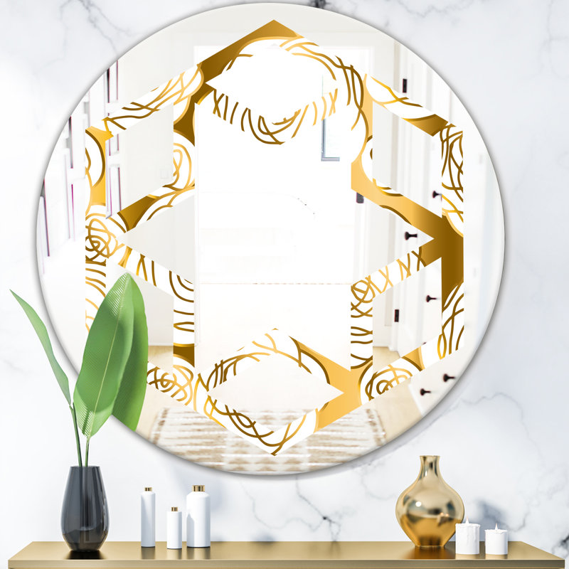 Miroir mural Floral III, H 31,5 po x l 23,7 po