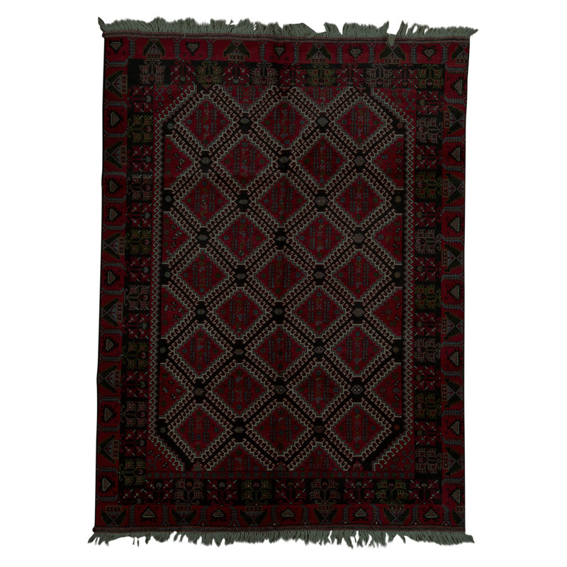 Afghan Wool Southwestern Area Rug