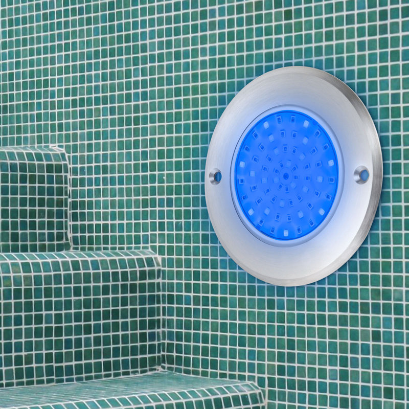 Silver Low Voltage Integrated LED Metal Well Light