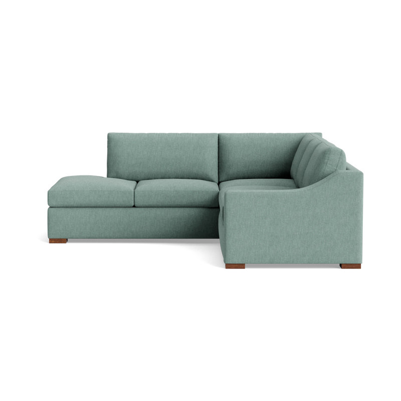 Lucca Sectional, Left Hand Facing, Performance Weave - Spa