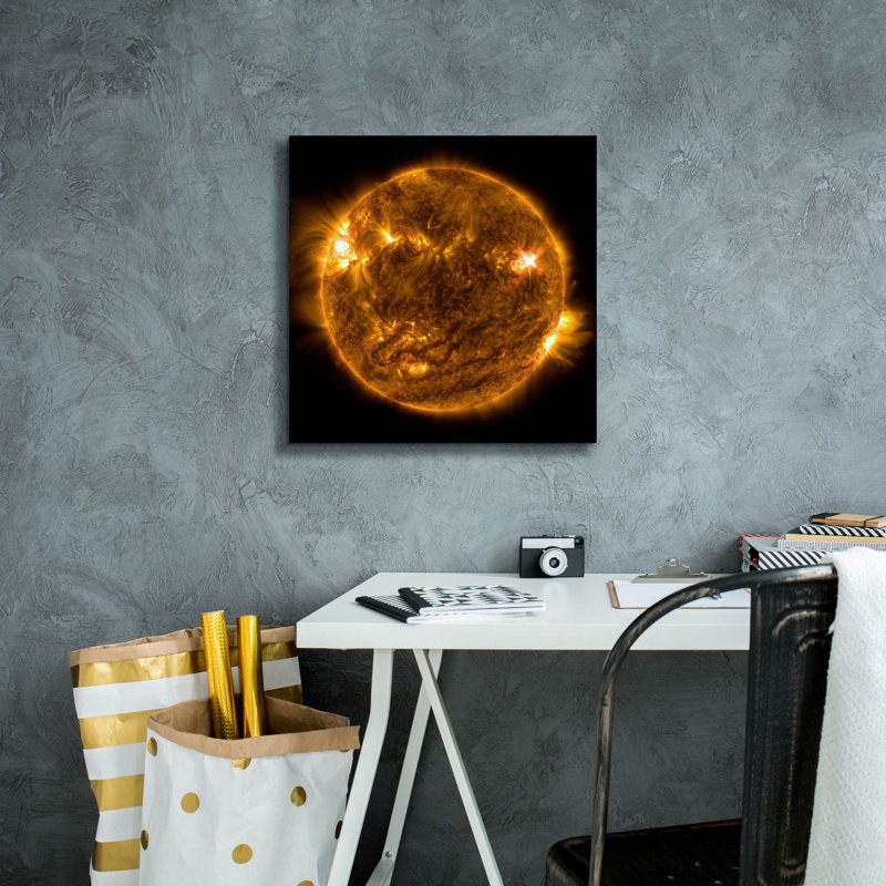'The Sun' by Epic Portfolio, Canvas Wall Art, 18" H x 18" W x 0.75" D