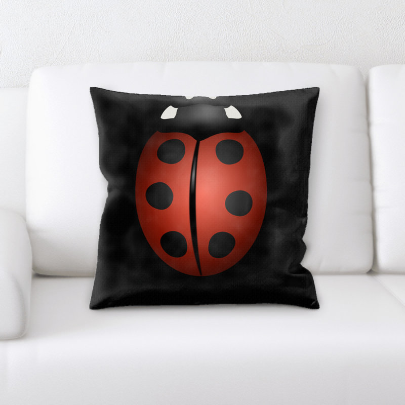 Coussin coccinelle