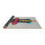 Tapis gris / noir / rose-1754125302