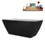 Baignoire autoportante 59 "avec drain interne Streamline-112235525