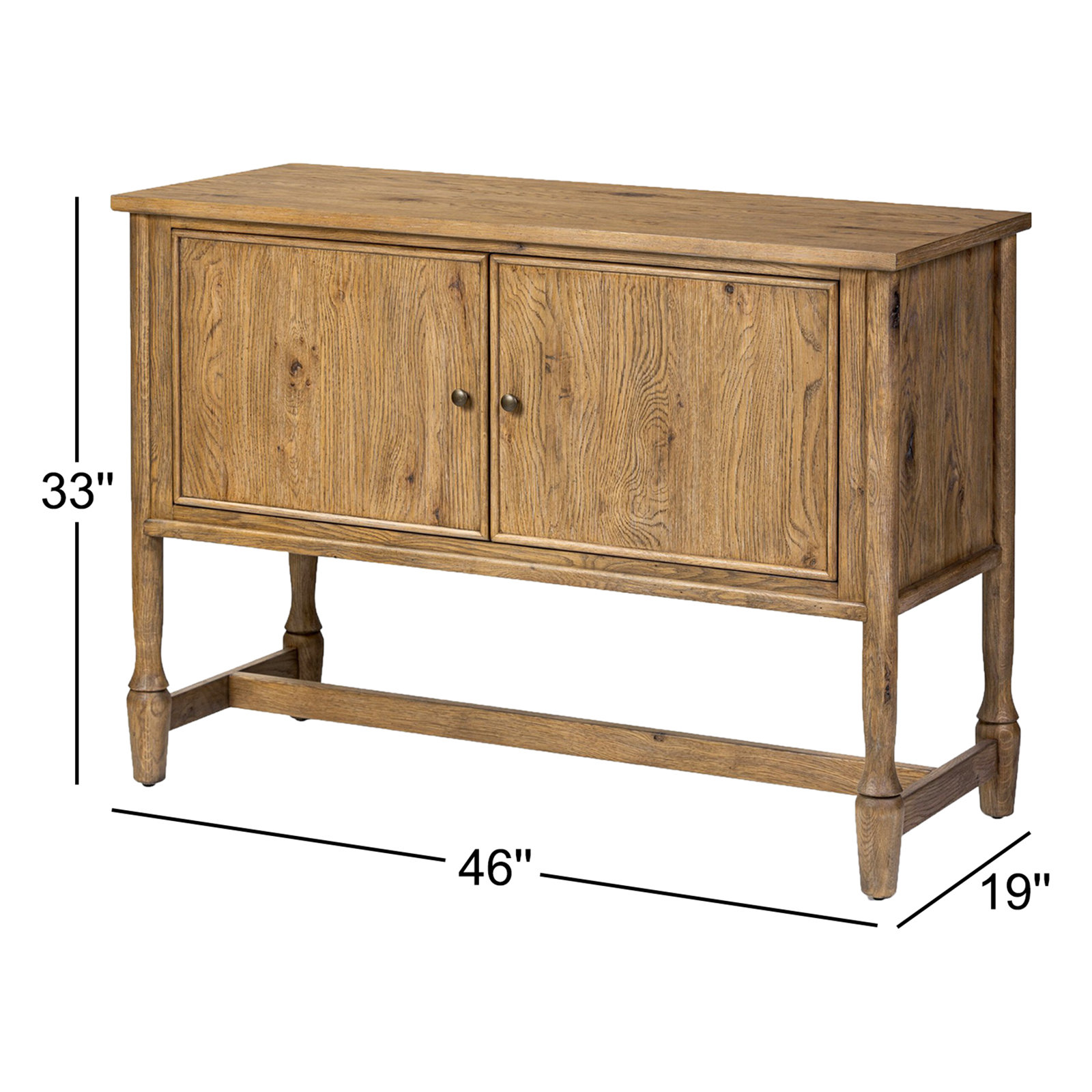 Bari Sideboard, Weathered Oak Veneer
