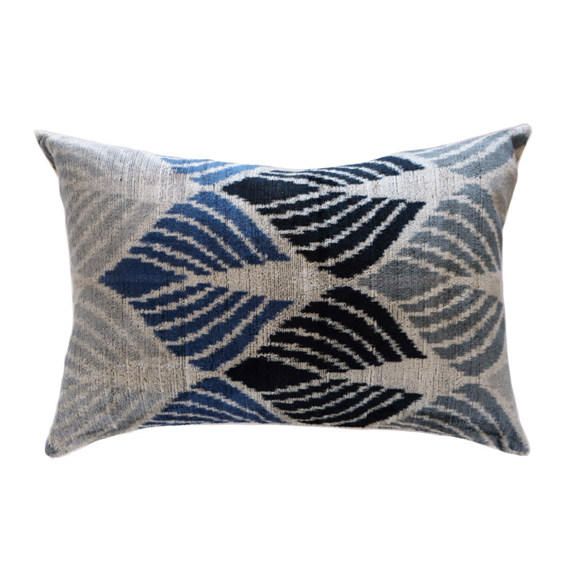 Housse et insert de coussin en soie Richland, Abstract 6