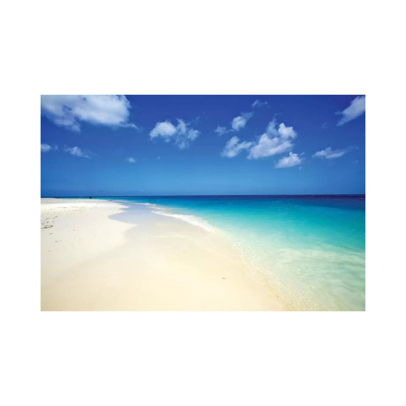 «Serenity in Aruba I» par Mark Paulda - reproduction de photo, H 26 po x l 40 po x 1,5 po, Toile tendue