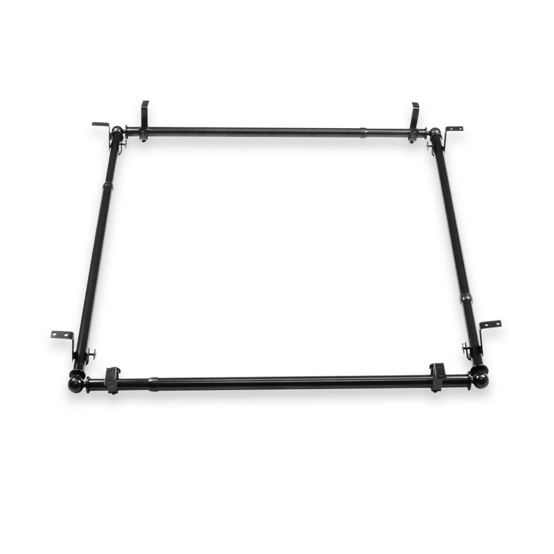 Tringle à rideaux simple ajustable 0,81 po Godley, Noir, H 2,5 po x l 48 po x P 2,3 po