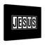 Jesus White Bars - Wrapped Canvas Print-971031725