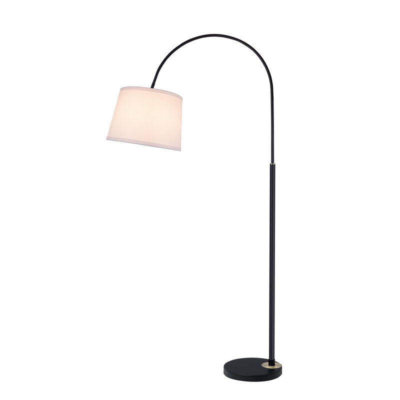 Stahlman 69.5'' Black Arched Floor Lamp