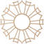 Médaillon de plafond en bois Augustus-63412096-63412106