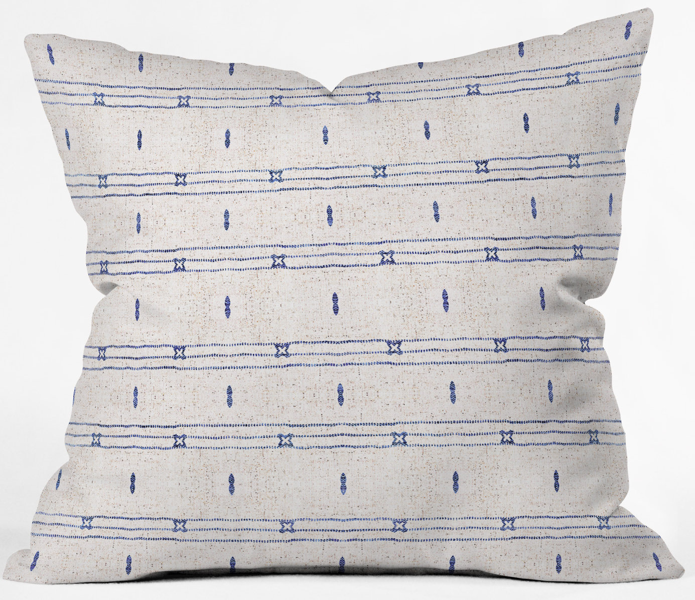 Leena Striped Indoor/Outdoor Throw Pillow, 16"  x 16" 