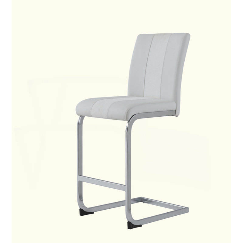 TABOURETS DE TABLE BLANCS (ENSEMBLE DE 4)