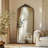Vintage Full Length Wall Mirror with Ornate Metal Frame-906959840-906959846