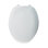 Abattant et couvercle de toilette allongés, en plastique durable, installation facile