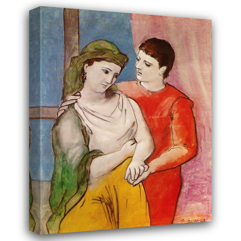 Amoureux, Beige, H 37 po x l 28 po