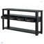 Table console moderne pour salon avec 4 tiroirs et 2 tablettes-108747858