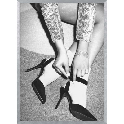 Disco Feet Baw Framed Photographic Print