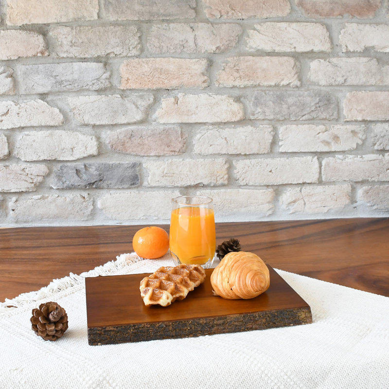Aeravida Rain Tree Wood Cutting Board, Brown