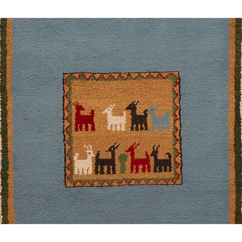 Hand Knotted Southwestern Area Rug