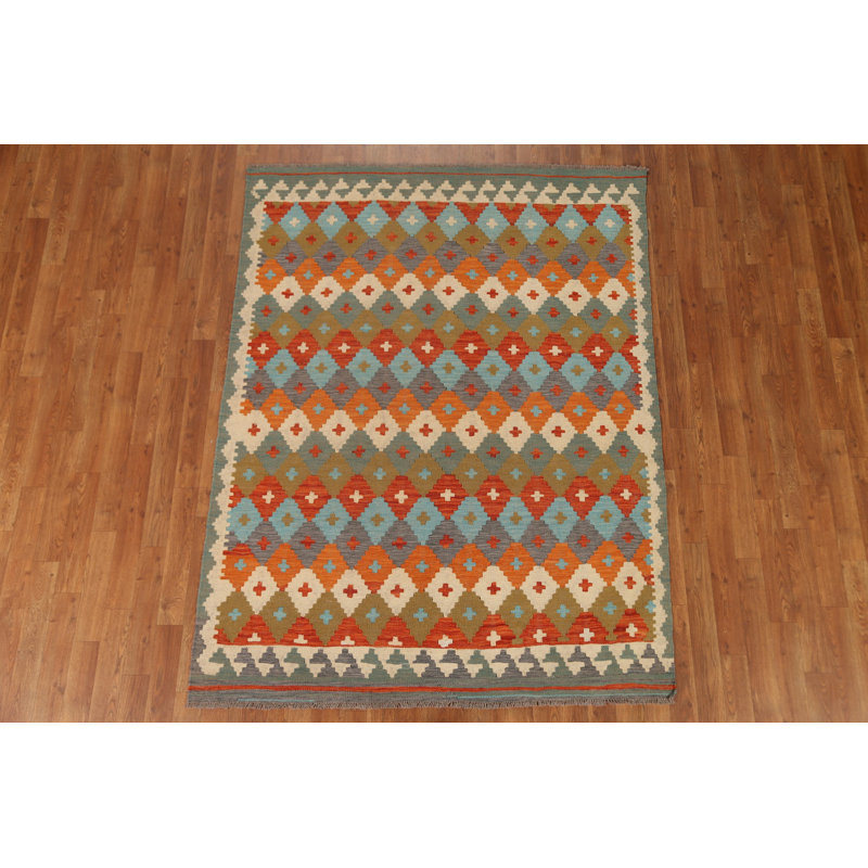 Wool Geometric Rug