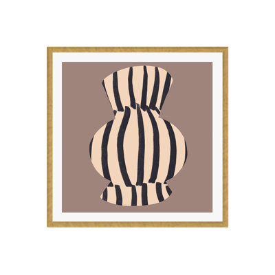 Ervand "Earth Tone Modern Vase" Print