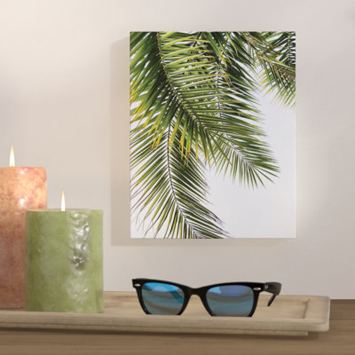 «Palm Leaves» par Lexie Greer, impression sur toile