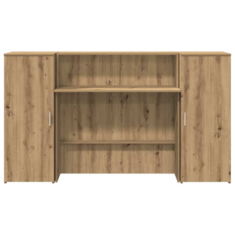 Baki Standing Desk, Artisan Oak, 103.5cm H x 180cm W x 50cm D