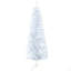 Arbre de Noël artificiel enneigé 5 pi, arbre de Noël mince avec branches réalistes et base en plastique pour décoration d'intérieur-1338816252