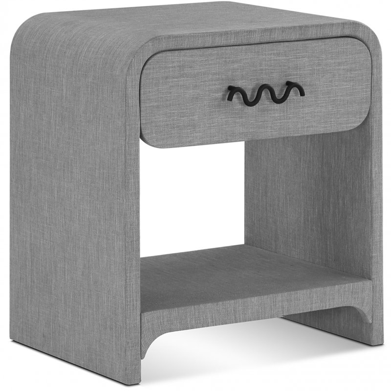Niemah 22'' W Nightstand, Gray