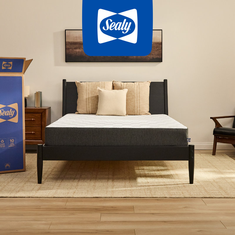 Sealy® To Go 10" Medium Hybrid Mattress-in-a-Box, Queen