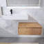 Meuble-lavabo mural flottant avec lavabo en résine Elsar-105045729