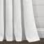 Panneau de rideau simple semi-diaphane en lin texturé Lho Decor Boho Pom Pom-88659911-97653635