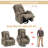 Bason High Back Recliner Chair with Massage, Warmth Heat and Lift Assist-1240589639