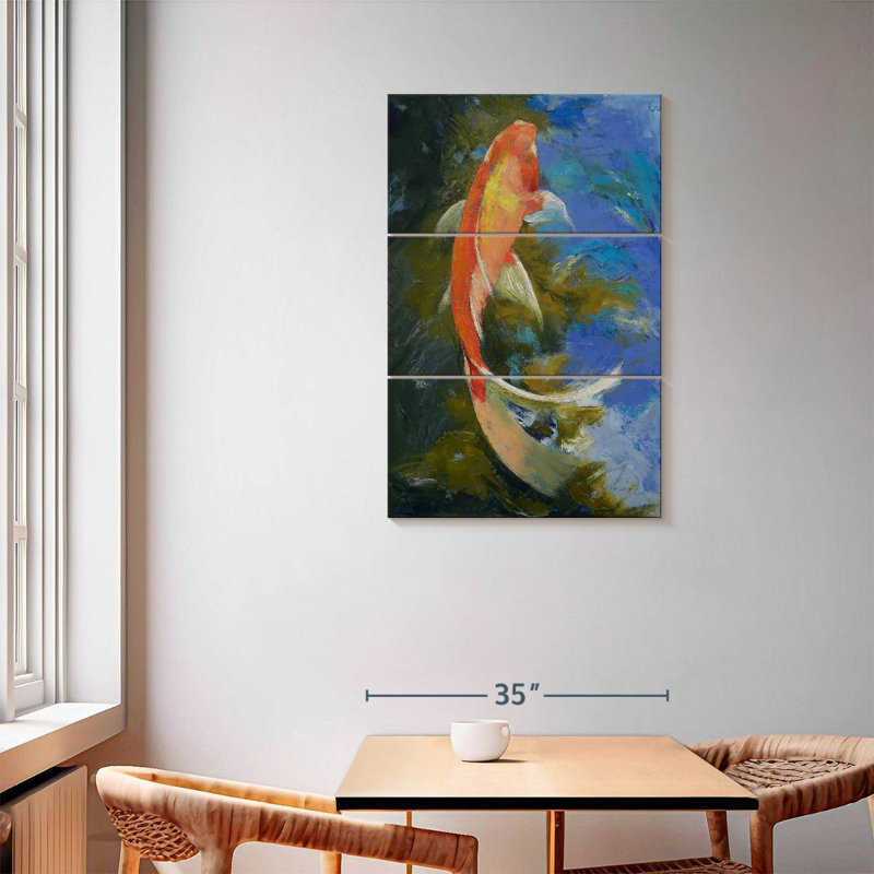 Brampt Butterfly Koi, 57" H x 36" W