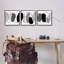 "Stupell Industries", ensemble de 3 toiles grises abstraites par Ruth Fromstein-91322859-91322857