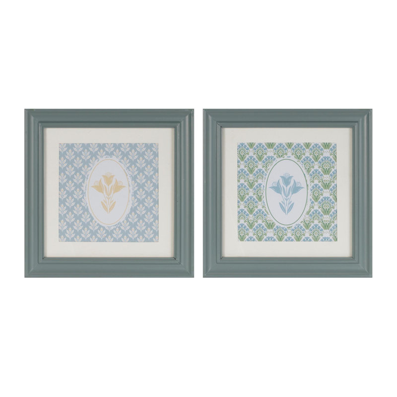 Framed Floral Wall Print
