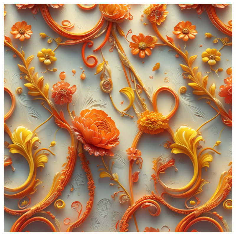 Vibrant Floral Arrangement Comforter, Simple extra long