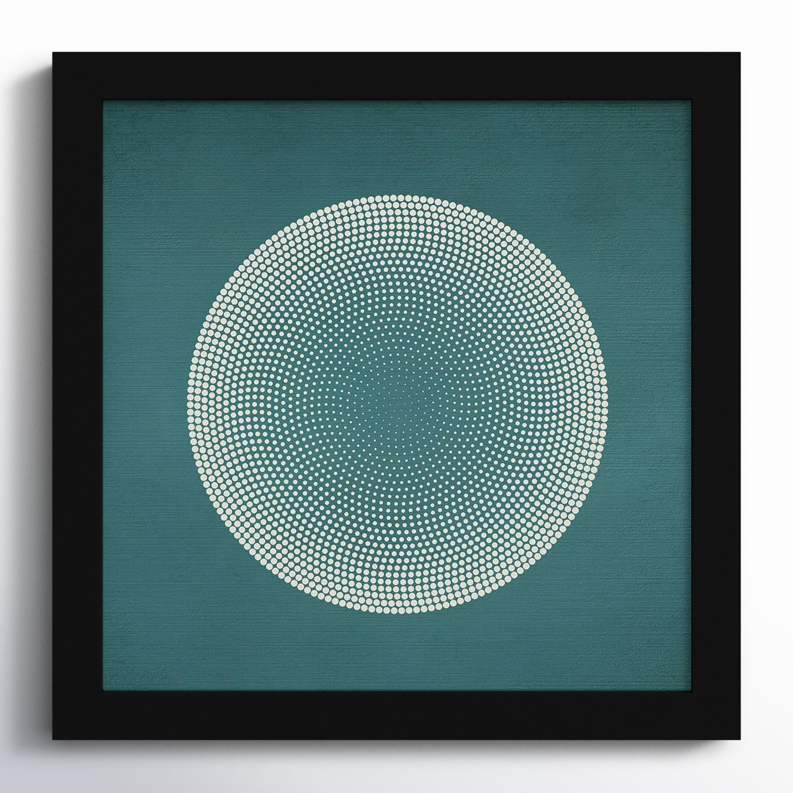 Circles by Incado, 13" H x 13" W x 1" D, Black