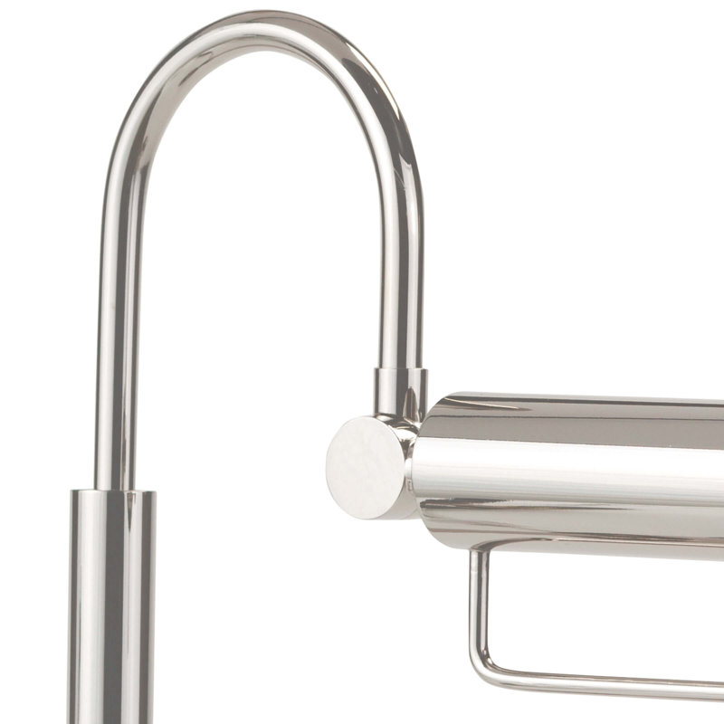 Raven Task Lamp, Polished Nickel