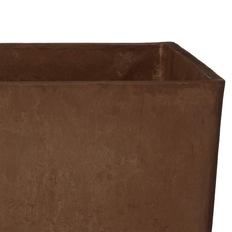 Pot à fleurs en plastique Musson, Chocolat