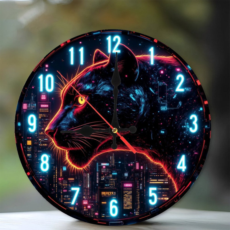 Horloge murale Cosmic Panther